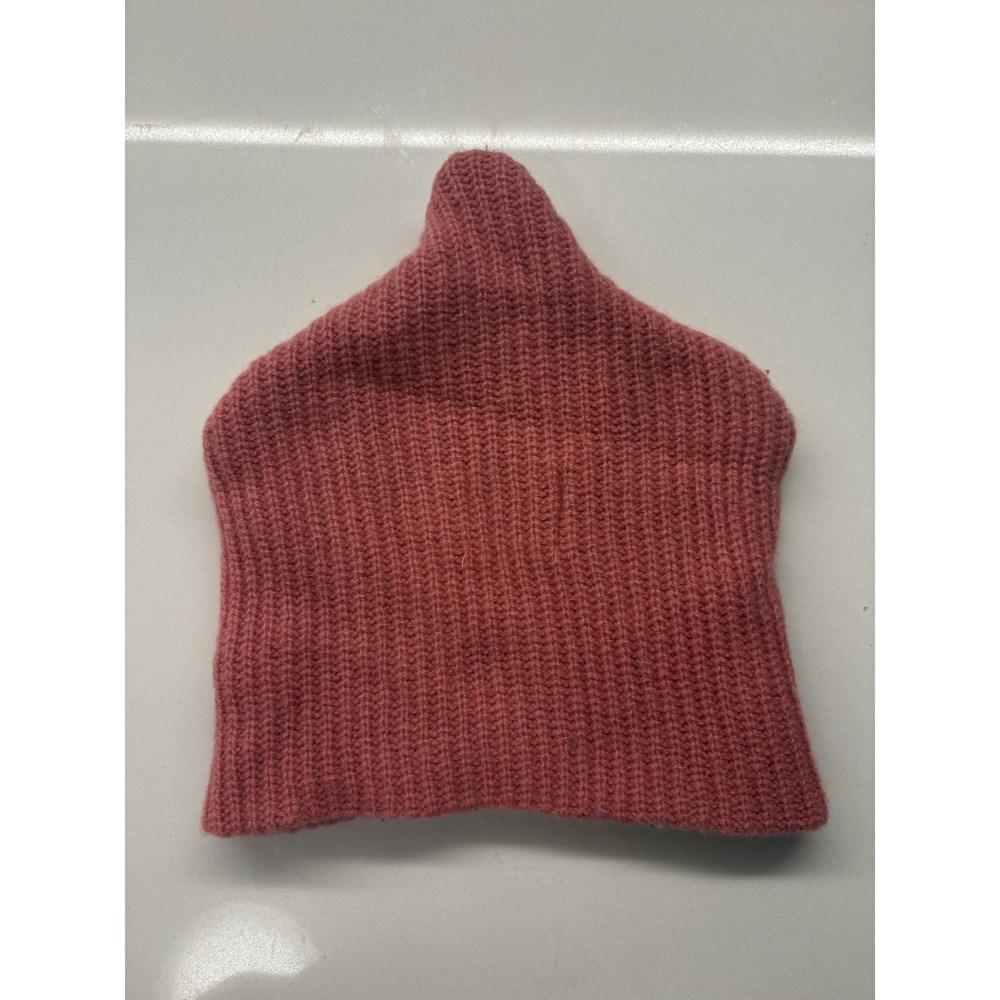 VTG HTF James Street Co. Newborn Highland Wool Port Beanie, Pink Kids - Picture 3 of 3